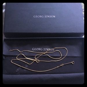 George Jensen gold necklace